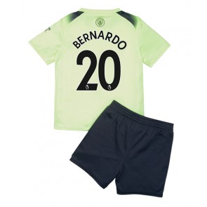 Manchester City Bernardo Silva #20 babykläder Tredje Tröja barn 2022-23 Korta ärmar (+ Korta byxor)